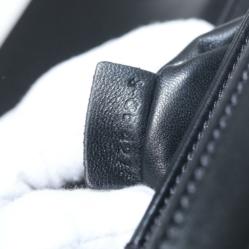 【日本直送】CELINE Teen Triomphe 肩背包 皮革帆布 黑色 白色 正品 BA8997M-10