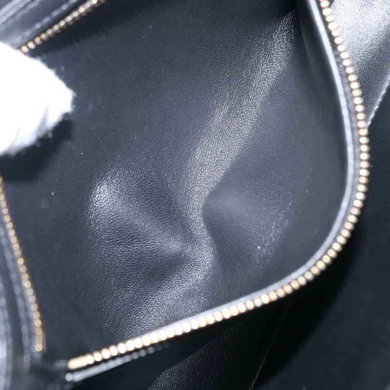 【日本直送】CELINE Teen Triomphe 肩背包 皮革帆布 黑色 白色 正品 BA8997M-23