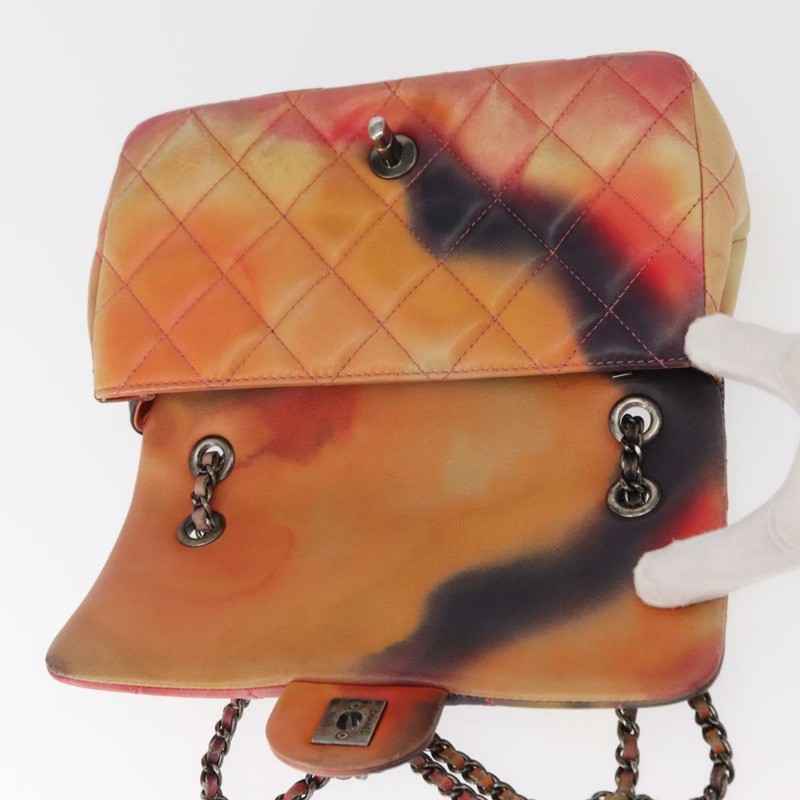 【日本直送】香奈兒 (CHANEL) 鏈條絎縫 23 肩背包 羊皮 粉紅色 CC 標誌 正品 156629SAV-8