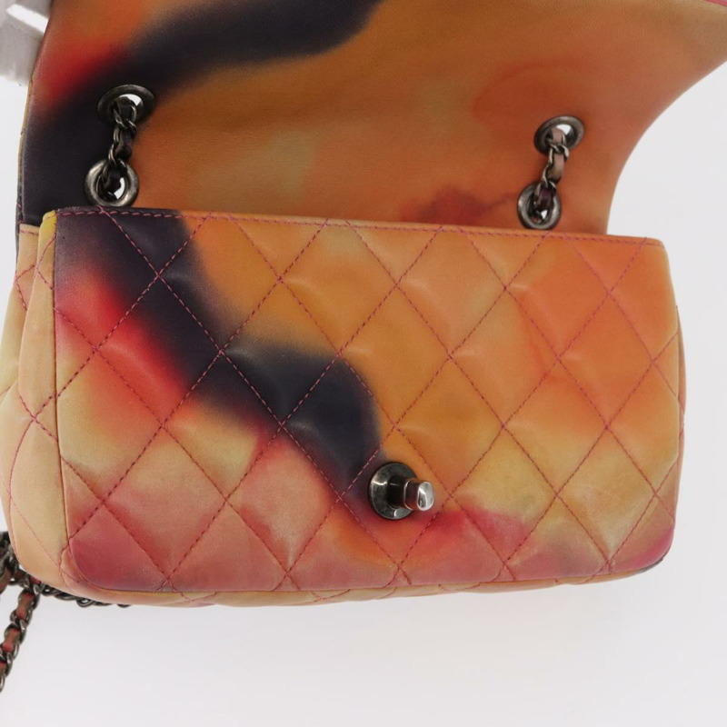 【日本直送】香奈兒 (CHANEL) 鏈條絎縫 23 肩背包 羊皮 粉紅色 CC 標誌 正品 156629SAV-20