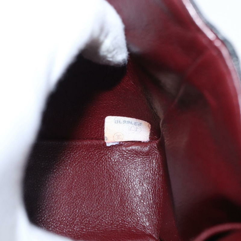 【日本直送】香奈兒鏈條雙蓋絎縫23包，羊皮材質，黑色金色雙C標誌，正品編號158357SM-10