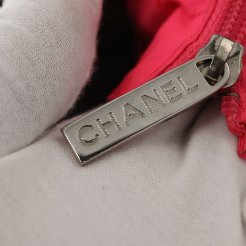 【日本直送】香奈兒 Cambon 系列手提包，黑色皮革，銀色雙C標誌，正品編號 157122SAV-16