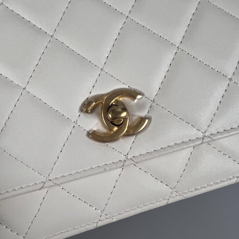 CHANEL AP1450/30開 白羊皮金球WOC-8