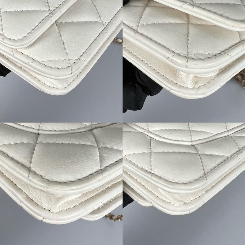 CHANEL AP1450/30開 白羊皮金球WOC-10