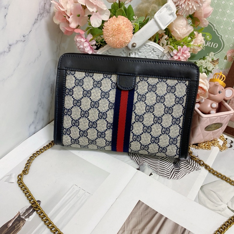 【GUCCI古馳】Ophidia系列手拿包鏈條包🏅-2