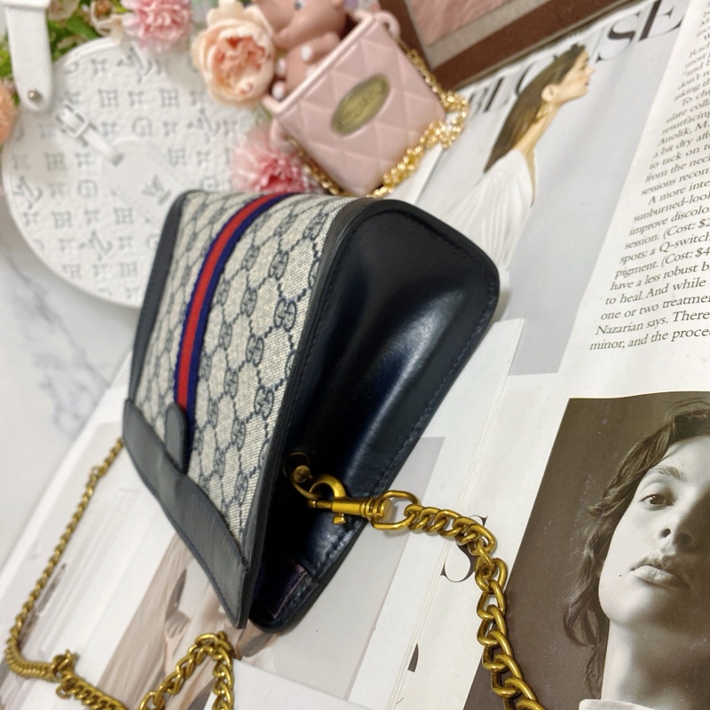 【GUCCI古馳】Ophidia系列手拿包鏈條包🏅-6