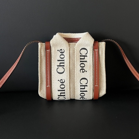 Chloe 新款托特mini 焦糖色 Tote bag