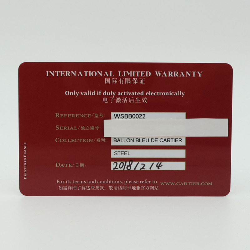 CARTIER Ballon Bleu Special Edition WSBB0022-11
