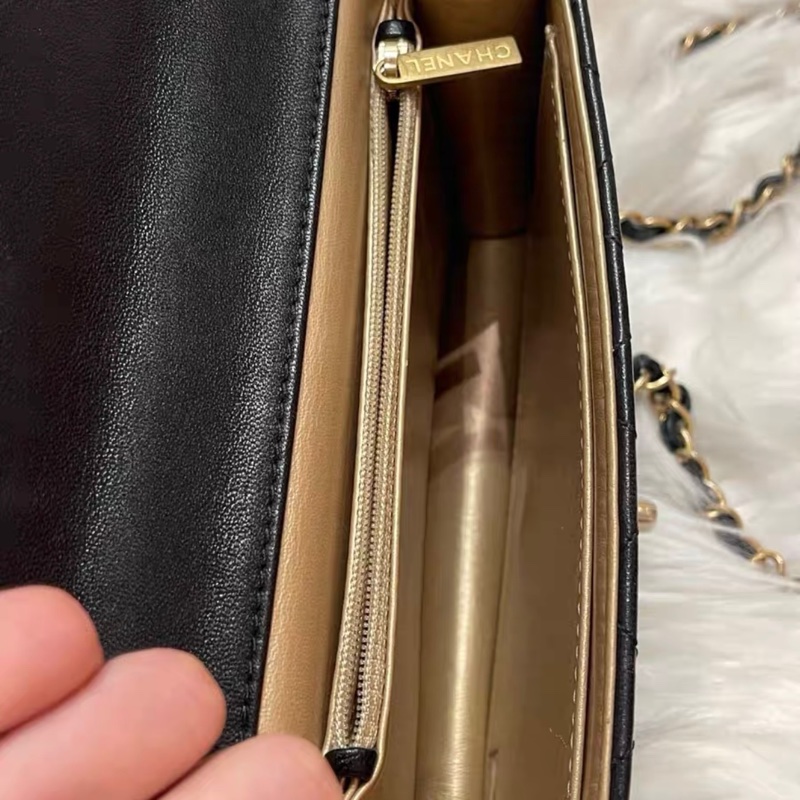 Chanel 珍珠CF橫版透明珍珠 全網最低價CF 金珠金扣 97%新-5