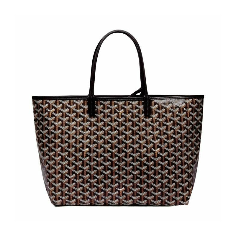 GOYARD Saint Louis PM 單肩購物袋 黑色 STLOUIPMLTY01CL01P-0