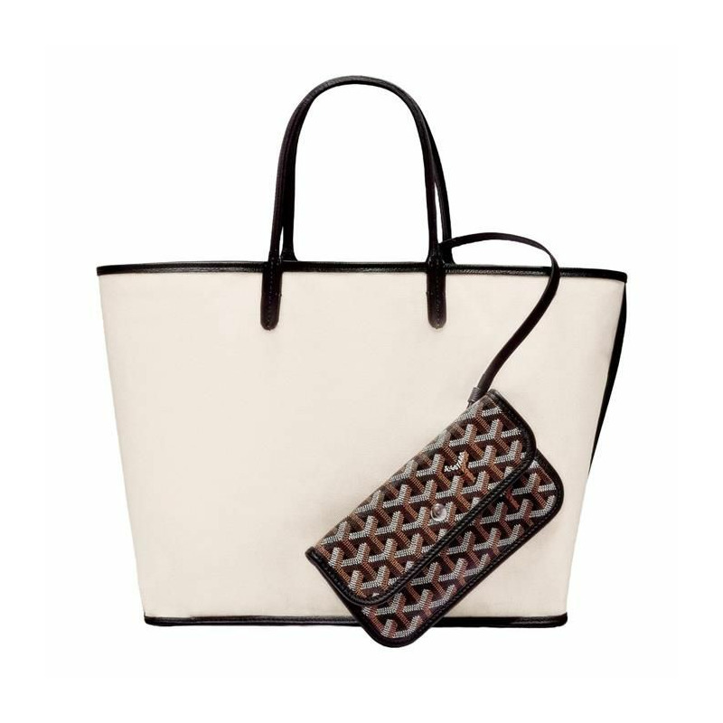 GOYARD Saint Louis PM 單肩購物袋 黑色 STLOUIPMLTY01CL01P-1