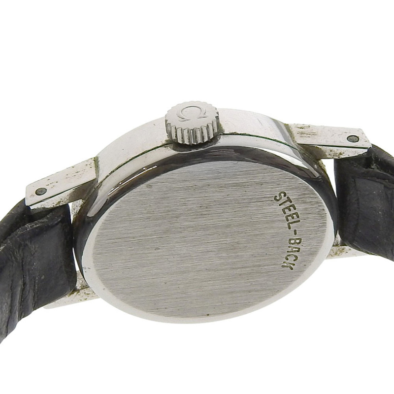 歐米茄日內瓦系列女士腕錶，485型機芯，不鏽鋼錶殼，手動上鍊，指針式顯示，銀色錶盤-5