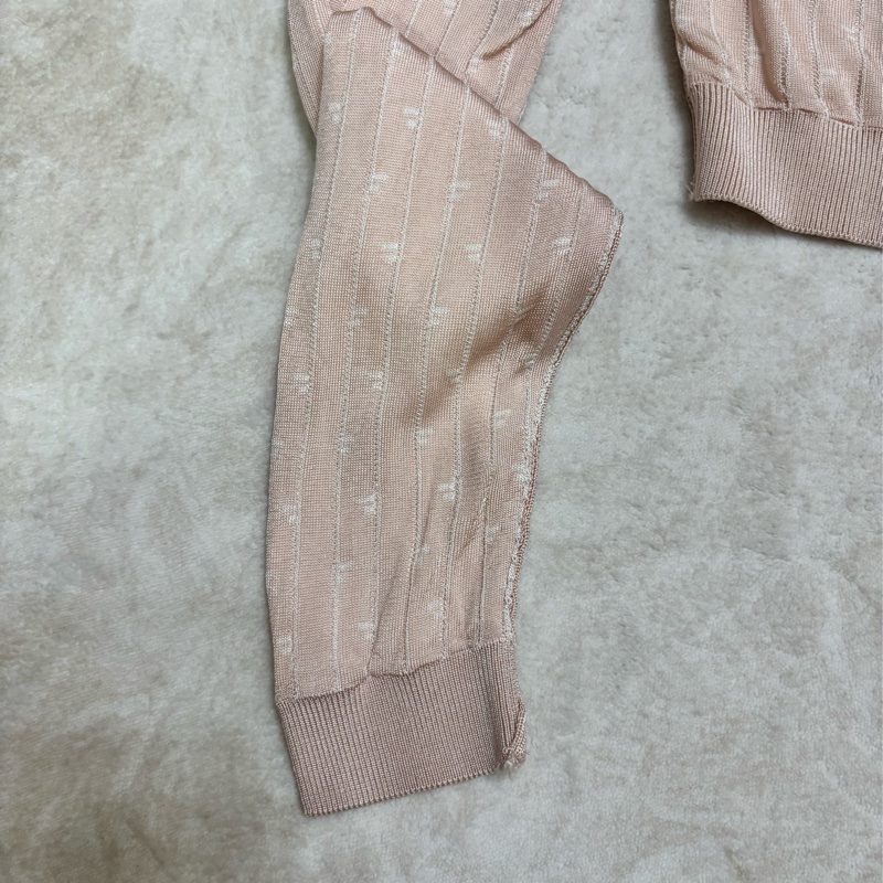 Fendi 高領條紋針織上衣-8