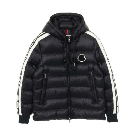 MONCLER STELLAIRE 羽絨外套 #1 尼龍黑白配色 二手 男款