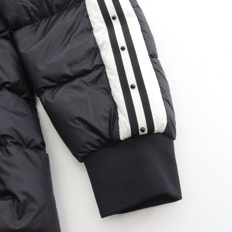 MONCLER STELLAIRE 羽絨外套 #1 尼龍黑白配色 二手 男款-8