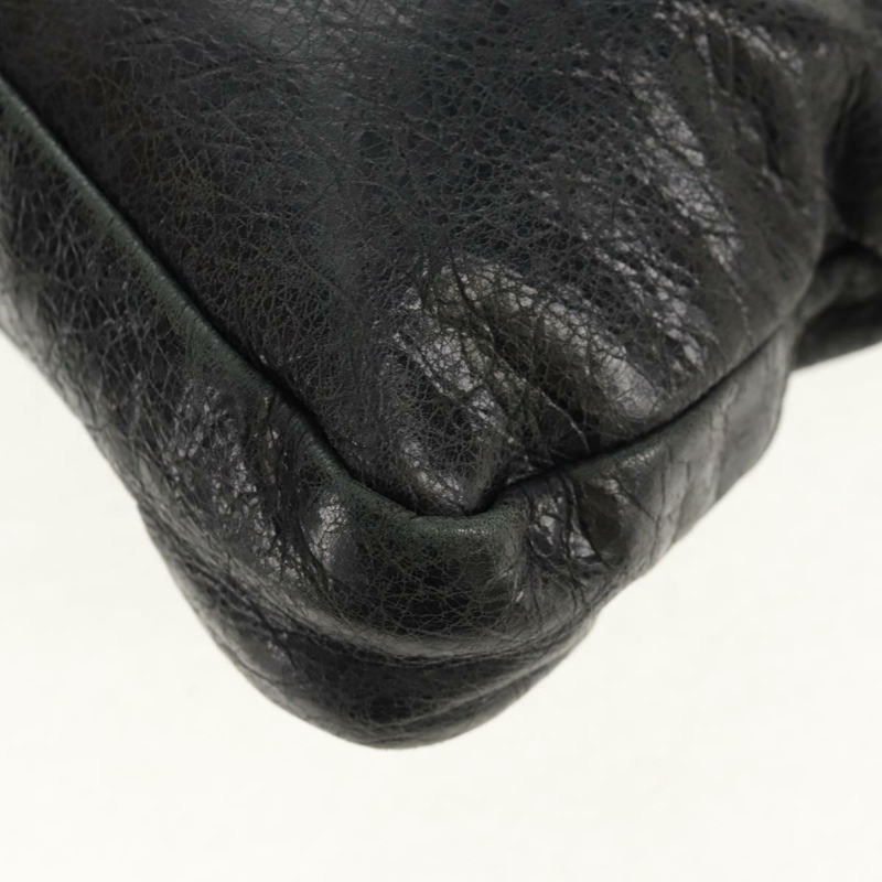 【日本直送】BALENCIAGA The First 手提包 皮革 2way 黑色 103208 Auth am9518V-19