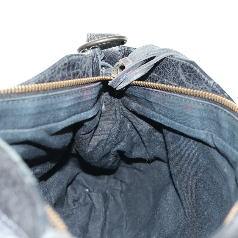 【日本直送】BALENCIAGA The First 手提包 皮革 2way 黑色 103208 Auth am9518V-23