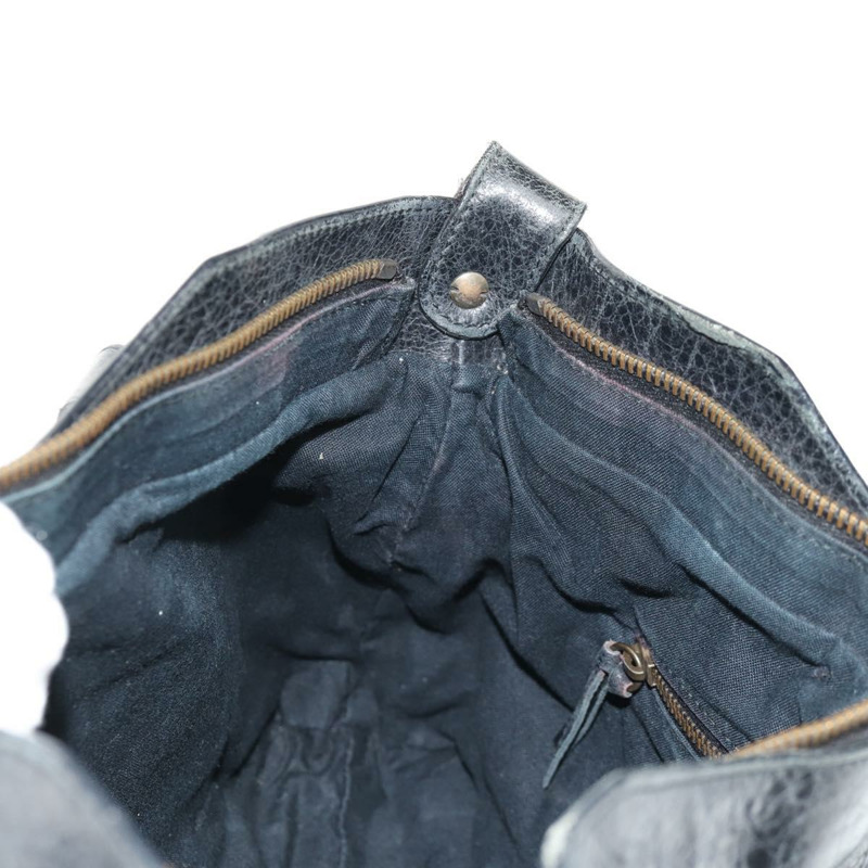 【日本直送】BALENCIAGA The First 手提包 皮革 2way 黑色 103208 Auth am9518V-24