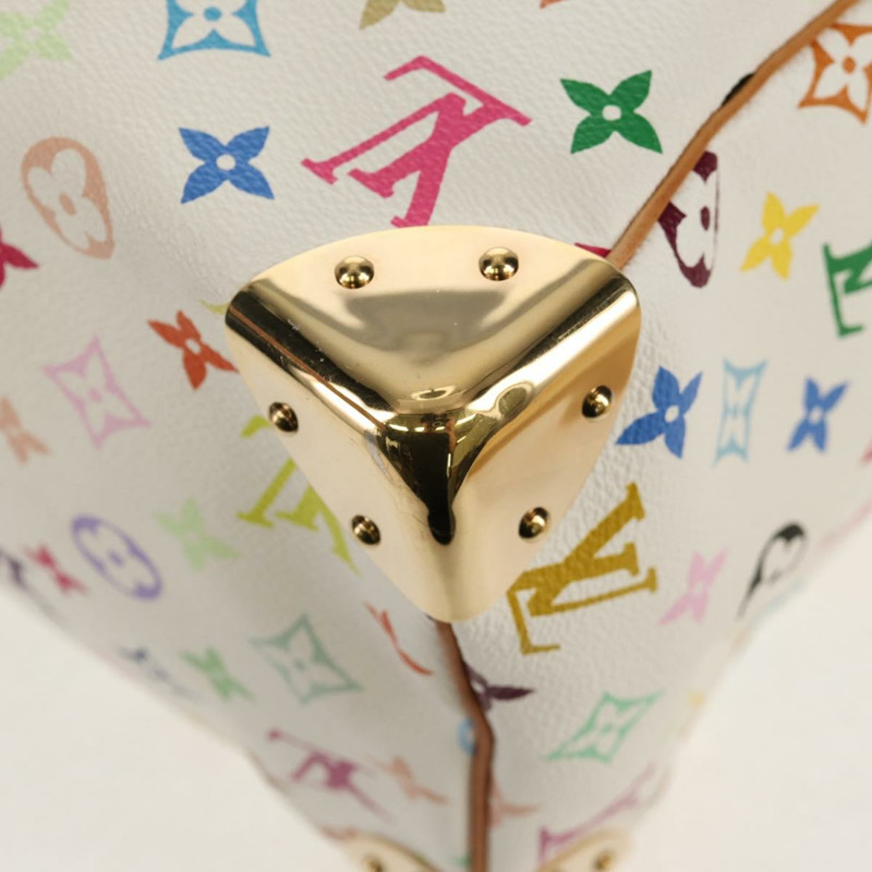 【日本直送】路易威登 Monogram Multicolor Speedy 30 手提包 白色 M92643 正品 150196V-17