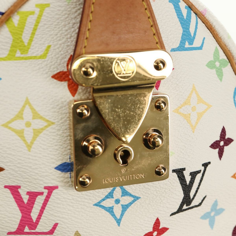 【日本直送】路易威登 Monogram Multicolor Speedy 30 手提包 白色 M92643 正品 150196V-22