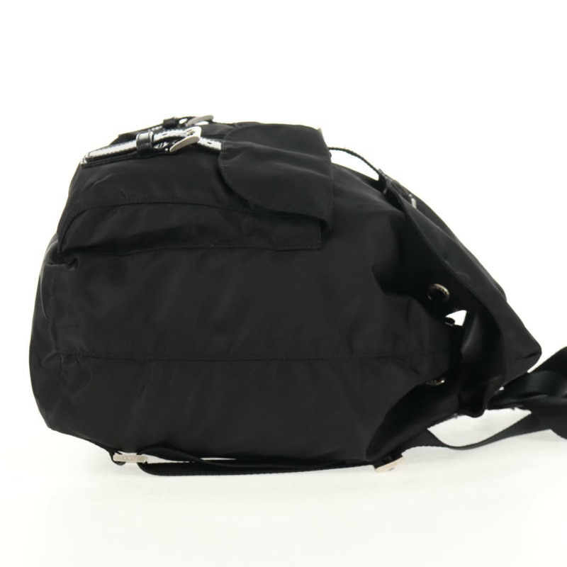 【日本直送】PRADA 雙肩包 尼龍 黑色 銀色 正品 148455V-3