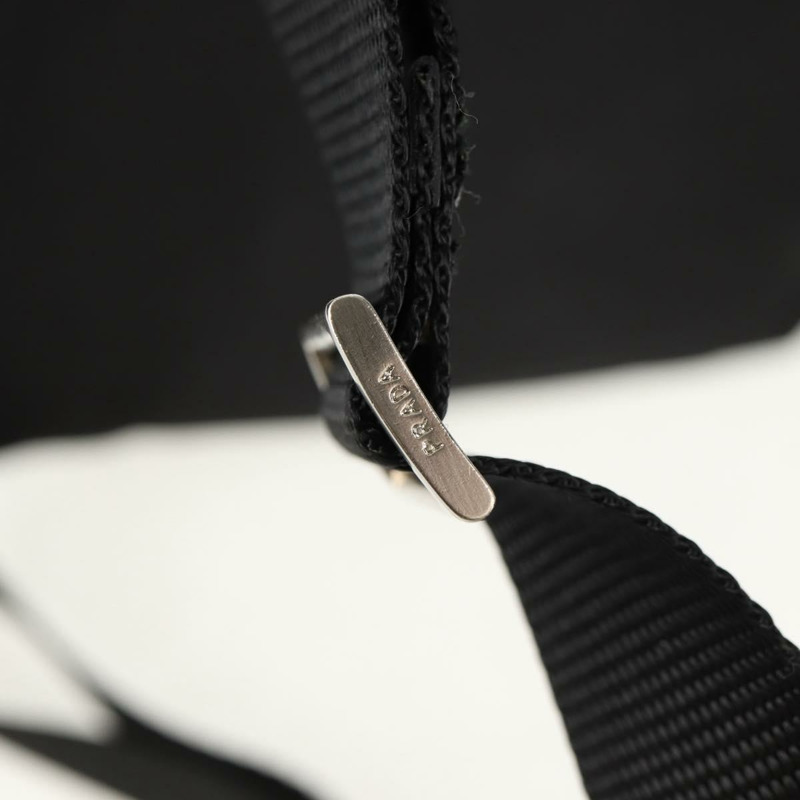 【日本直送】PRADA 雙肩包 尼龍 黑色 銀色 正品 148455V-7