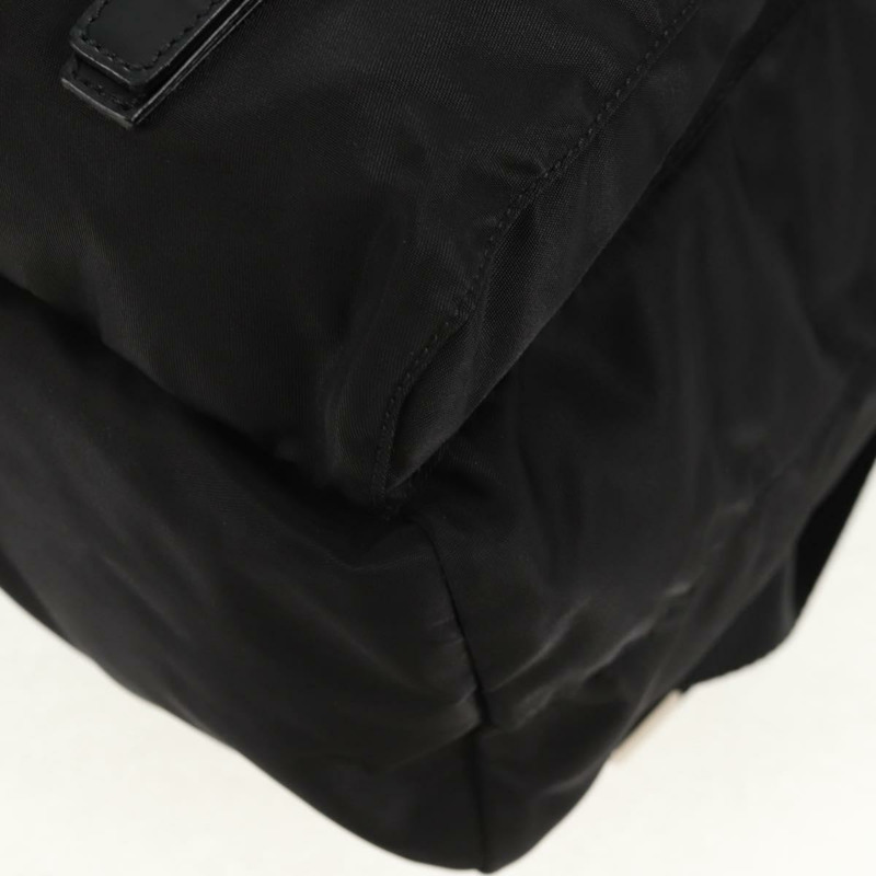【日本直送】PRADA 雙肩包 尼龍 黑色 銀色 正品 148455V-17