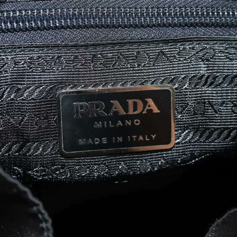 【日本直送】PRADA 雙肩包 尼龍 黑色 銀色 正品 148455V-26