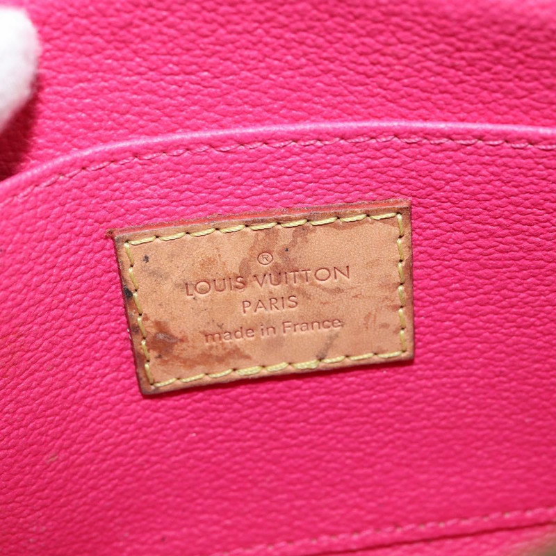 【日本直送】路易威登 Multicolor Pochette 化妝包 黑色 M47355 LV Auth 150469V-8