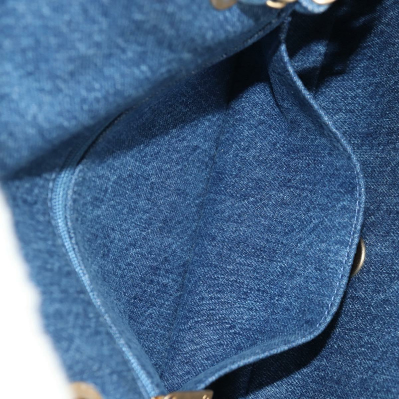 【日本直送】香奈兒鏈條單背包 牛仔藍 金色雙C標誌 正品 BA7486SM-24