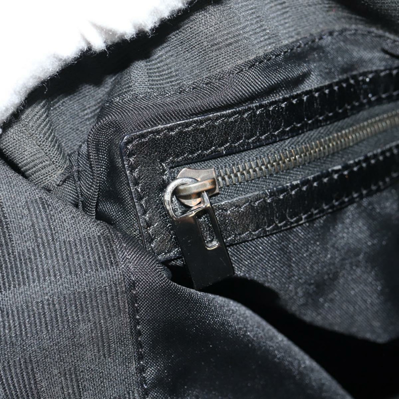 【日本直送】FENDI Zucca帆布Mamma Baguette單肩包 黑色銀色 正品 yk19531V-21