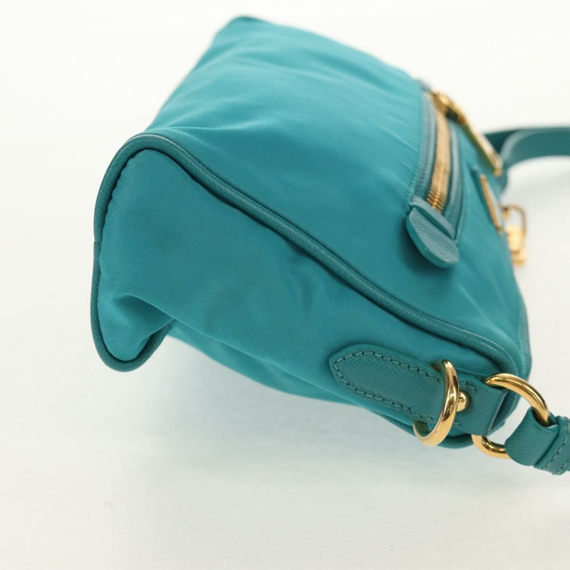 【日本直送】PRADA 尼龍藍金肩包 正品 153492V-4