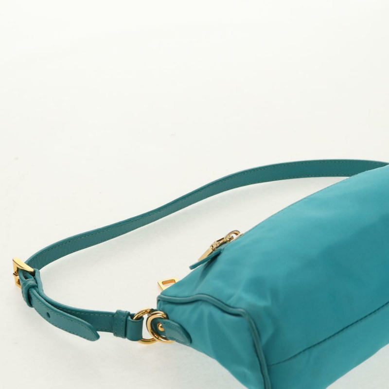 【日本直送】PRADA 尼龍藍金肩包 正品 153492V-8