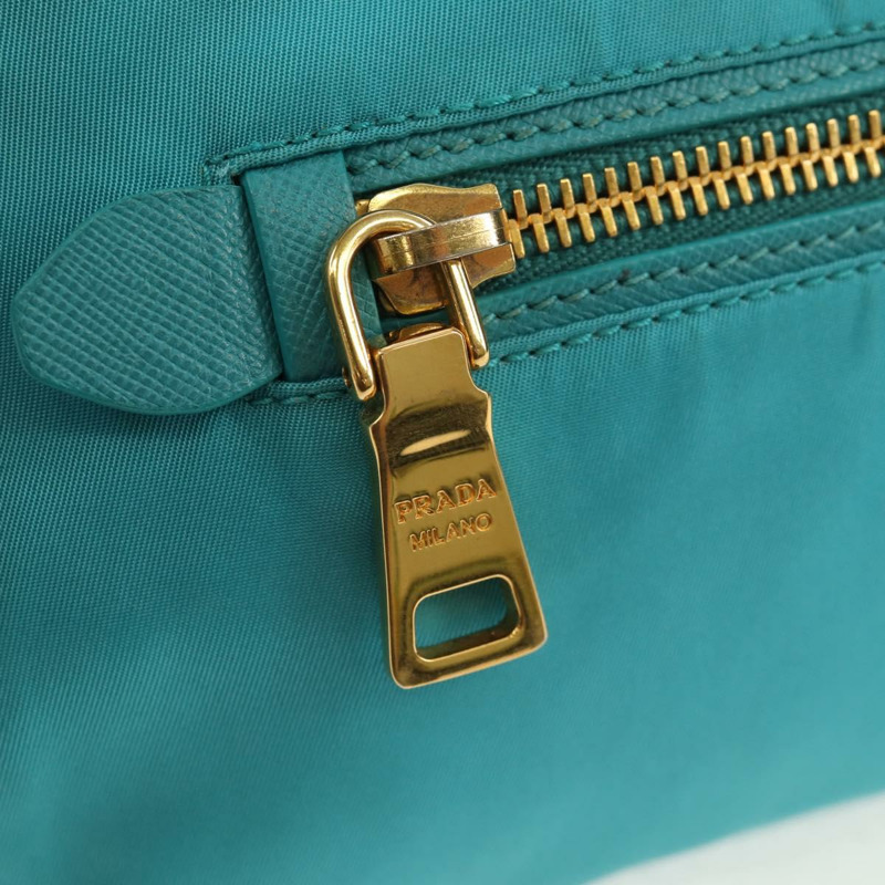 【日本直送】PRADA 尼龍藍金肩包 正品 153492V-15