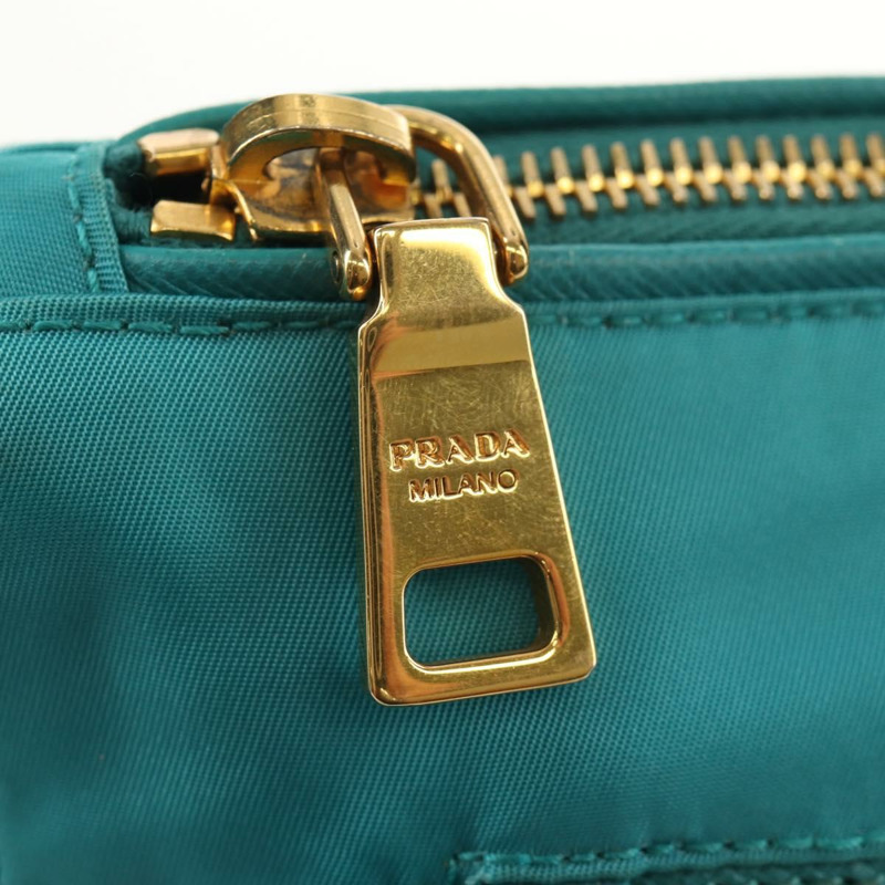 【日本直送】PRADA 尼龍藍金肩包 正品 153492V-17