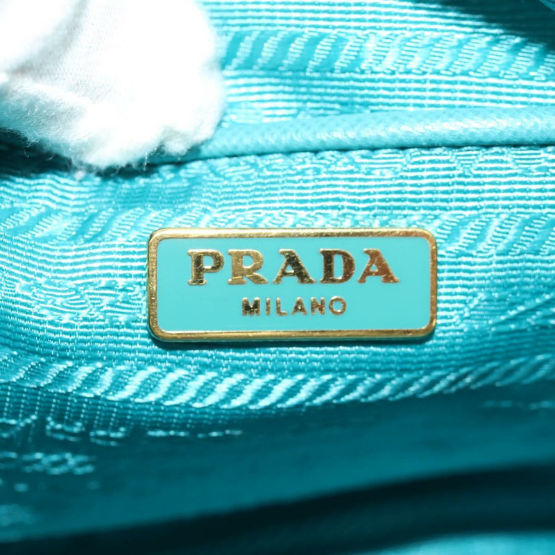 【日本直送】PRADA 尼龍藍金肩包 正品 153492V-18