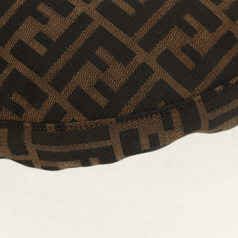 【日本直送】FENDI Zucca帆布Mamma Baguette單肩包 黑色棕色 正品 152862V-11