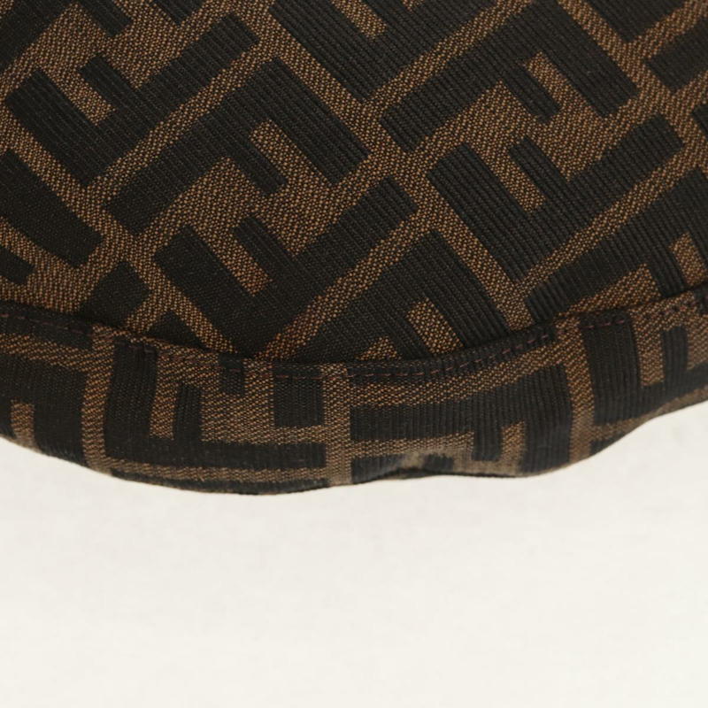 【日本直送】FENDI Zucca帆布Mamma Baguette單肩包 黑色棕色 正品 152862V-13