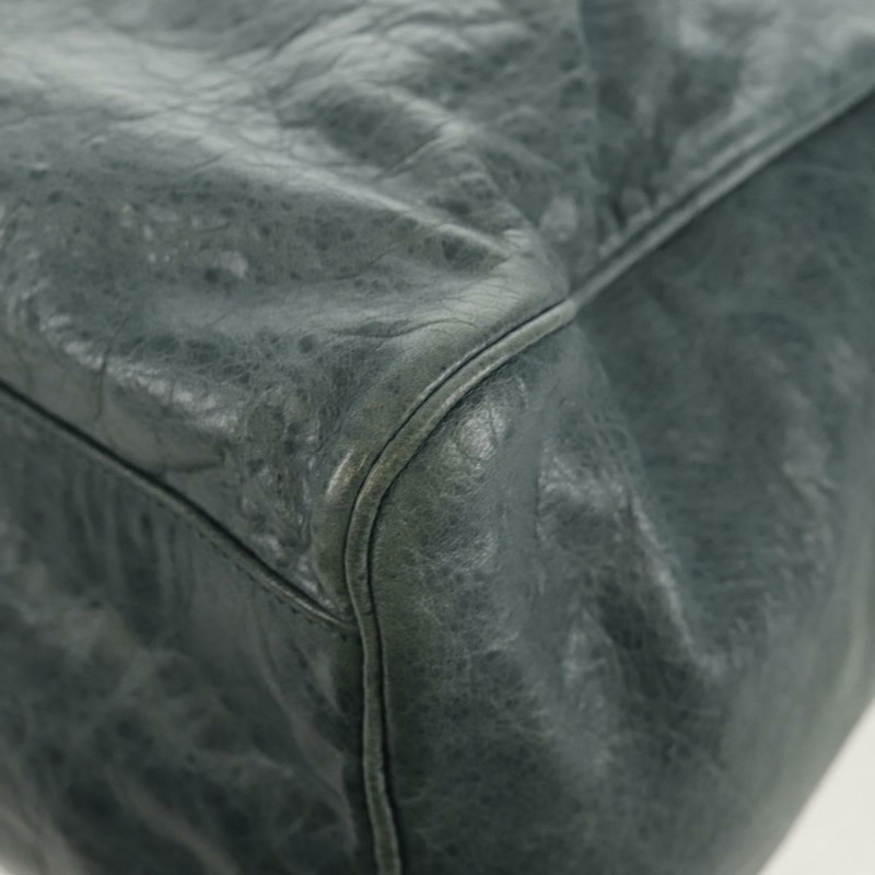 【日本直送】BALENCIAGA Twiggy 手提包，皮革材質，兩用，淺藍色，貨號 128523，正品號 150973V-16