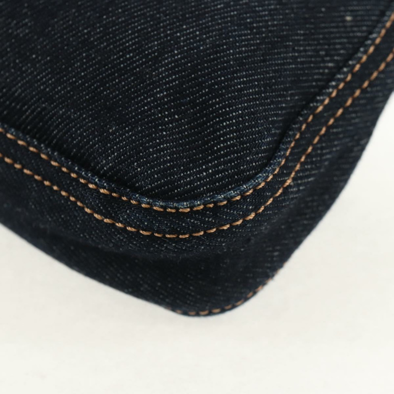 【日本直送】FENDI Mamma Baguette 單肩包 牛仔藍 海軍藍 銀色 正品 yk19890V-14