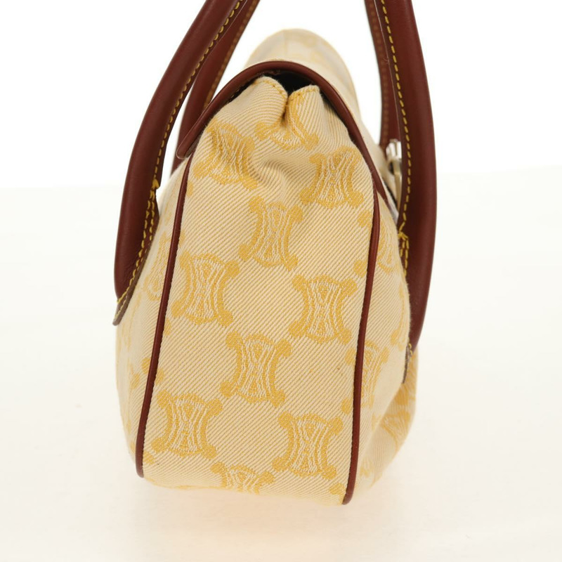 【日本直送】CELINE Paris Macadam帆布手提包 黃色 正品 155452V-4
