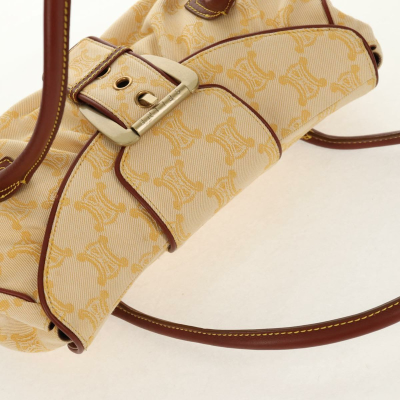 【日本直送】CELINE Paris Macadam帆布手提包 黃色 正品 155452V-5