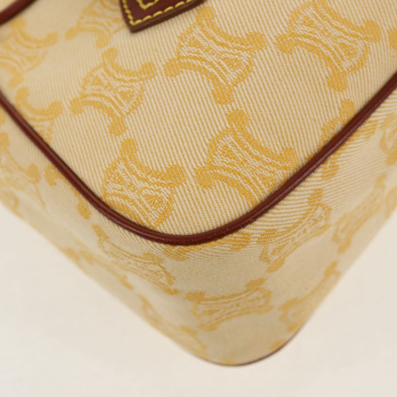 【日本直送】CELINE Paris Macadam帆布手提包 黃色 正品 155452V-11