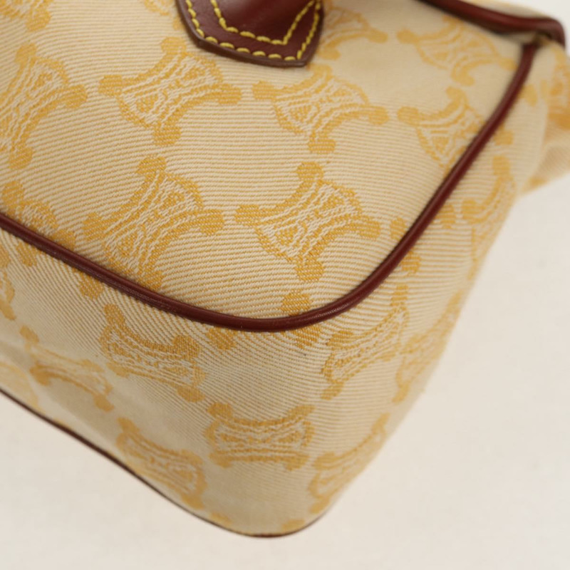 【日本直送】CELINE Paris Macadam帆布手提包 黃色 正品 155452V-12