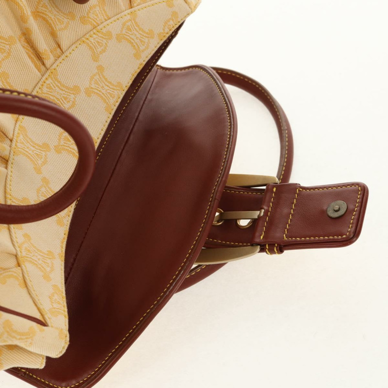 【日本直送】CELINE Paris Macadam帆布手提包 黃色 正品 155452V-14