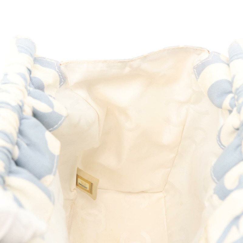 【日本直送】香奈兒鏈條單背包帆布金色淺藍色CC標誌正品 155097-20