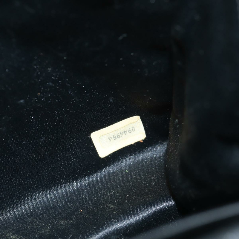 【日本直送】香奈兒 (CHANEL) 絎縫鏈條肩背包，緞面黑色，金色雙C標誌，正品編號 154932SAV-9