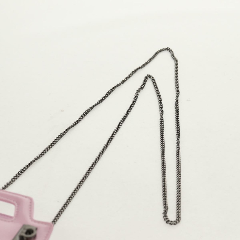 【日本直送】Salvatore Ferragamo Chain Gancini 肩包 琺瑯 2way 粉紅 Auth 156294V-13