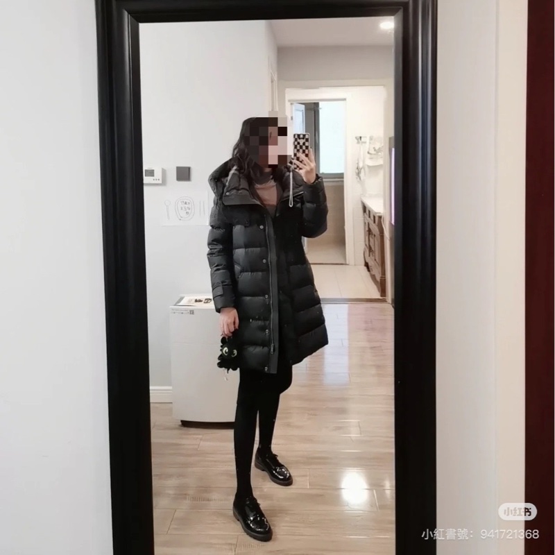 BURBERRY 軍綠色 長版羽絨外套 風衣外套 羽絨外套-3