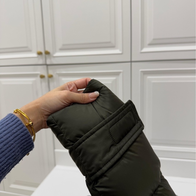 BURBERRY 軍綠色 長版羽絨外套 風衣外套 羽絨外套-14